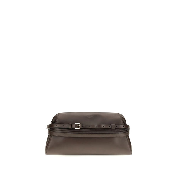 Brown Goatskin Shoulder Bag
