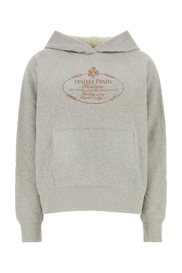Grey Cotton Reversible Sweatshirt Marmo Sweater