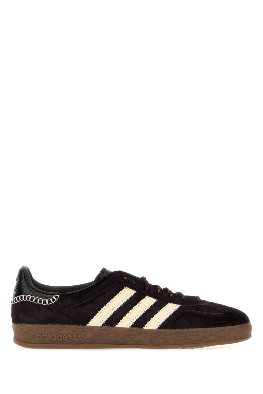 Chocolate Calf Hair Adidas X Wales Bonner Gazzelle Sneakers Aurora Coffee/wonder White/core Black
