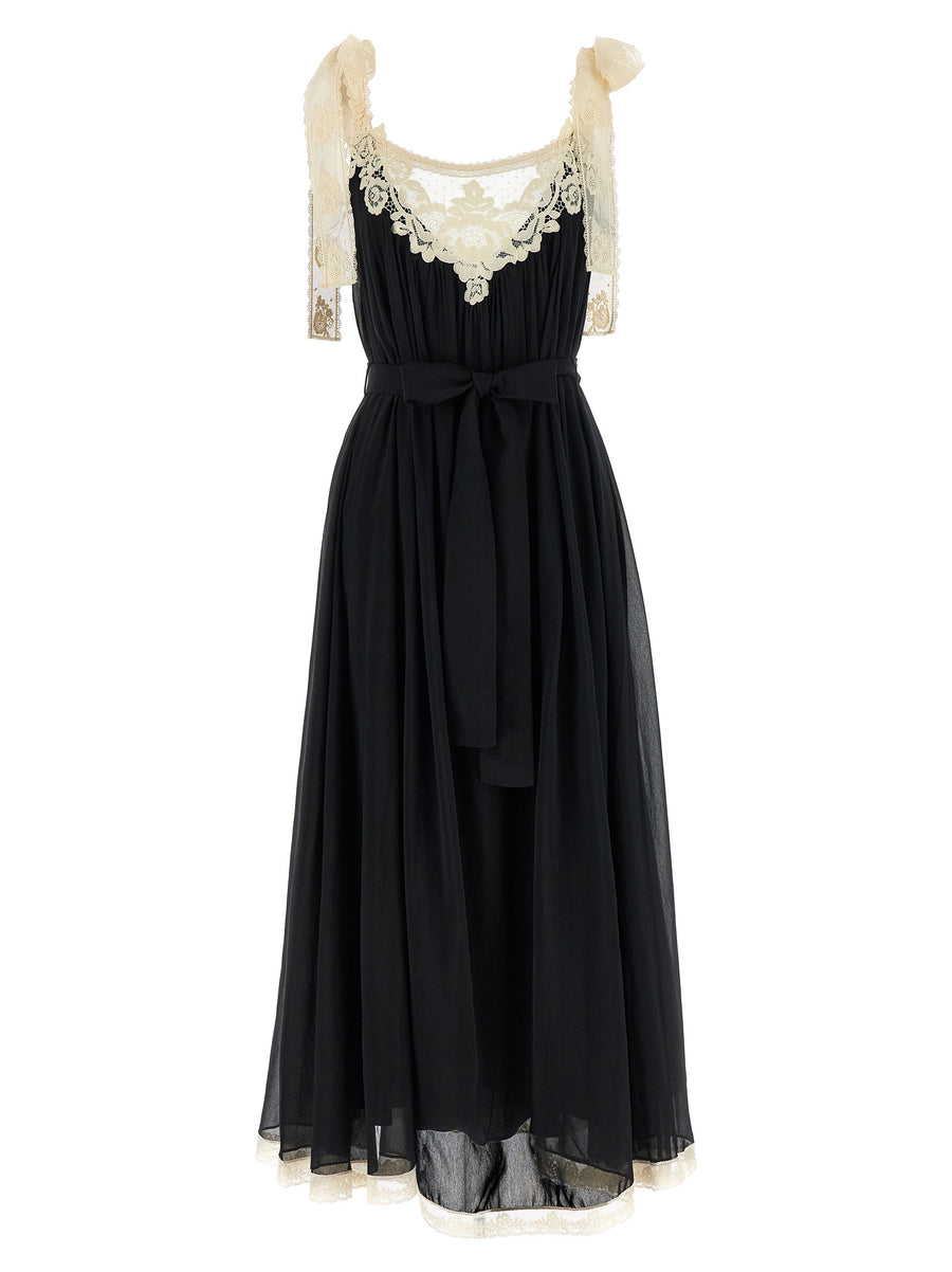 Zimmermann 77% cotton dress in black