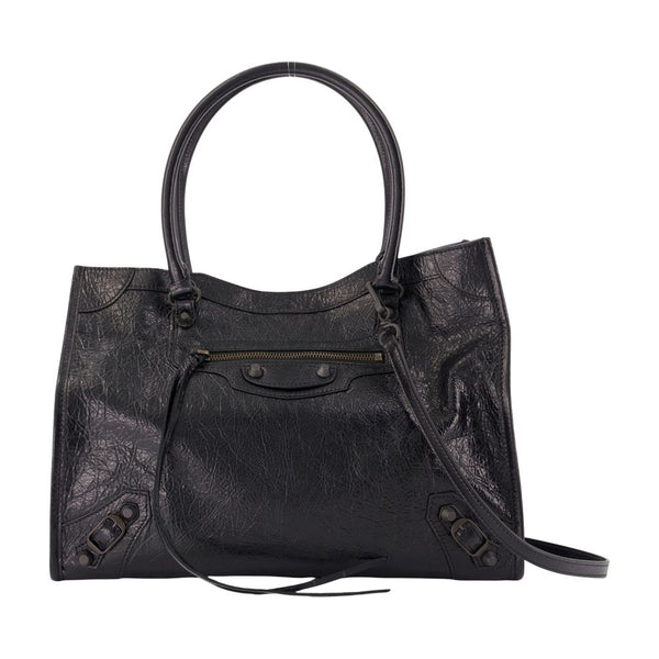 Balenciaga Lambskin shoulder bag in black