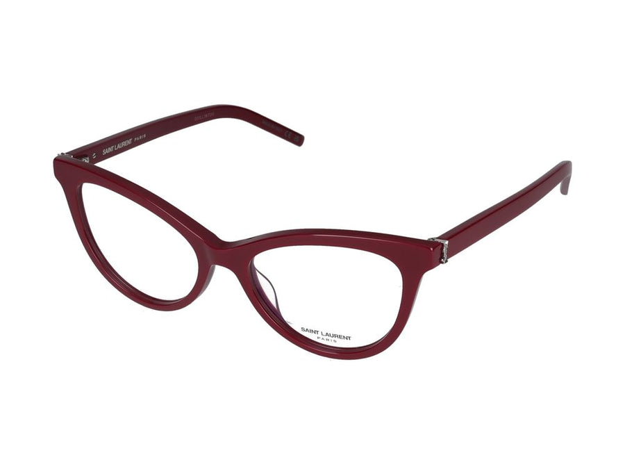 Saint Laurent SL eyeglasses in burgundy