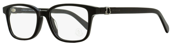 Moncler Rectangular Eyeglasses Ml5169d 001 Black 52mm Plastic (acetate)