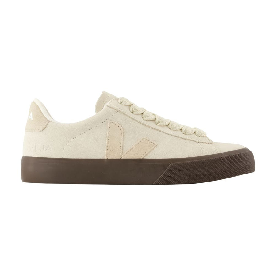 Veja Calfskin leather sneaker in beige