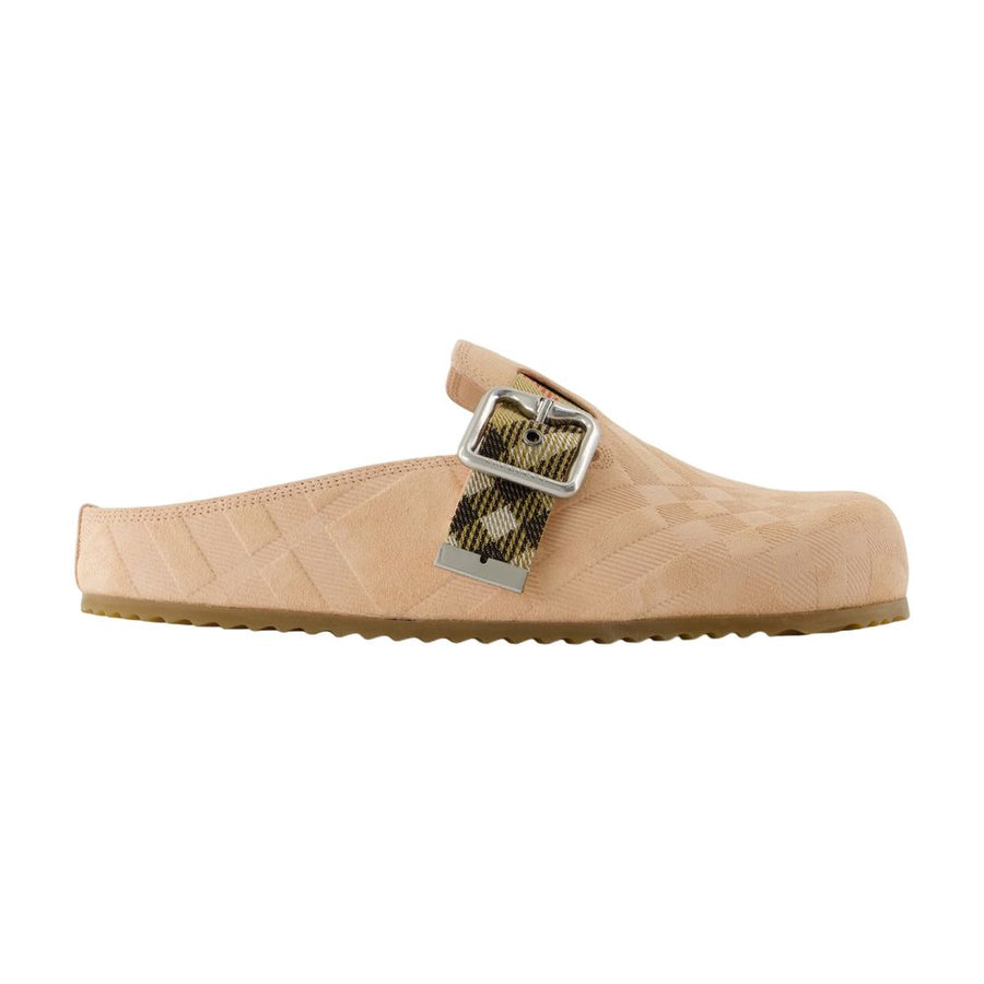 Urchin Sandals - Burberry Leather Pink Calfskin Shoes / Mules