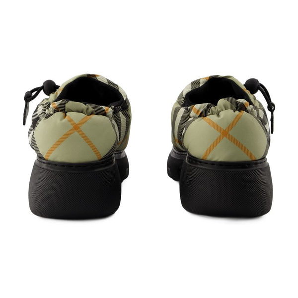 Burberry Nylon mule in gray