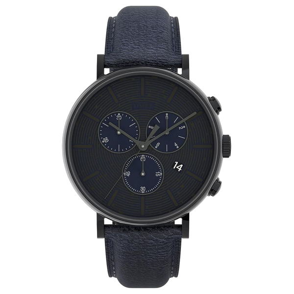 Timex Stainless steel case watch in black