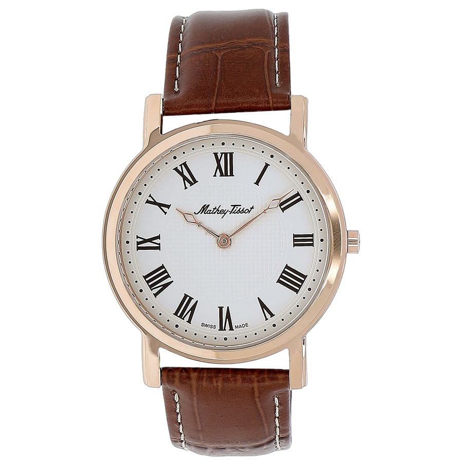Mathey Tissot Stainless steel case watch in white