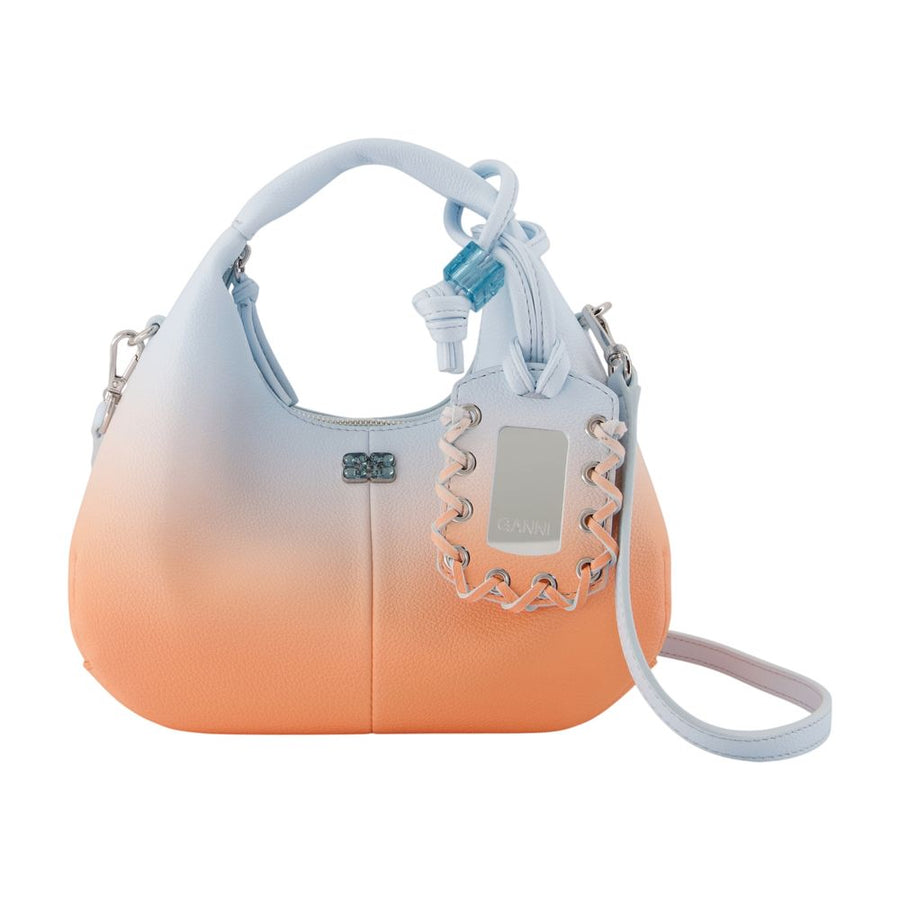 Ganni synthetic shoulder bag in multicolor