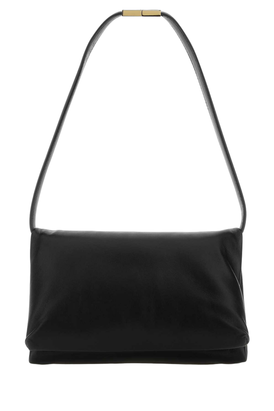 Marni 100% Leather exterior shoulder bag in black