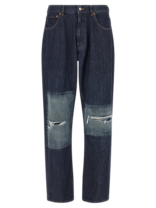 MM6 Maison Margiela 100% cotton jeans in blue
