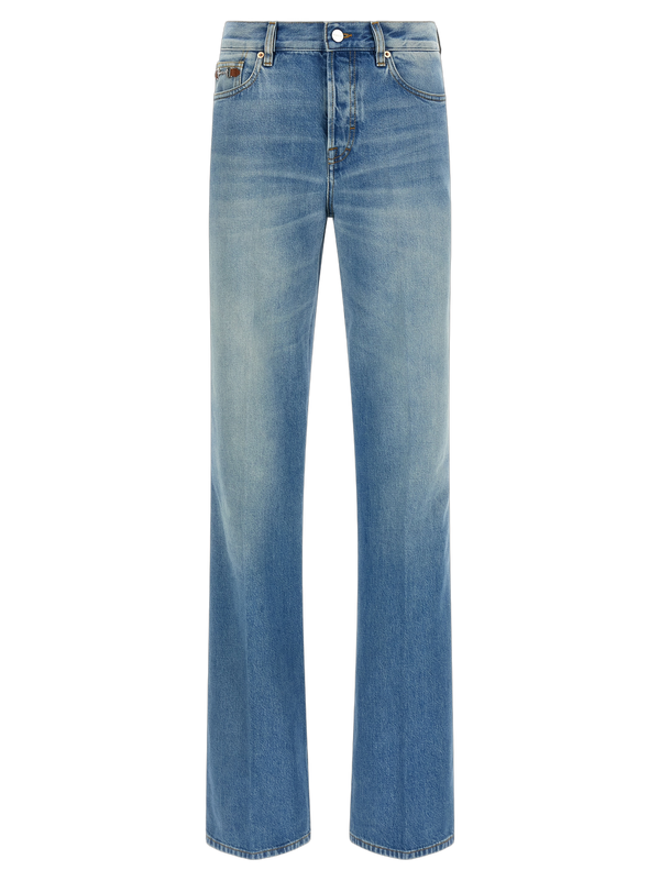 Gucci 100% cotton jeans in blue
