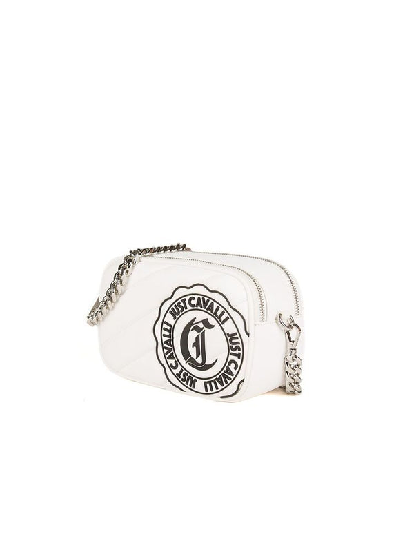 Just Cavalli 100% Polyester crossbody bag in white