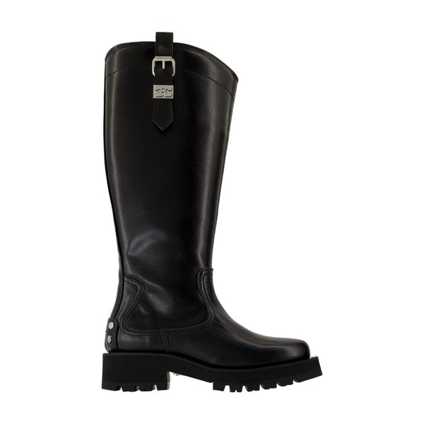 Ganni Synthetic boot in black