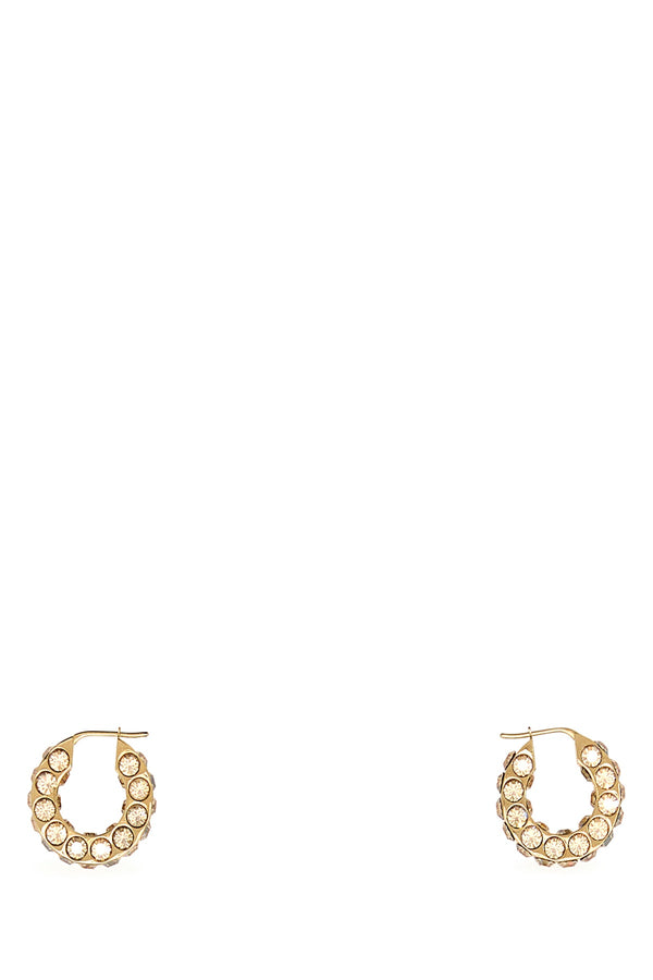 Amina Muaddi Golhoncrygol earrings in gold