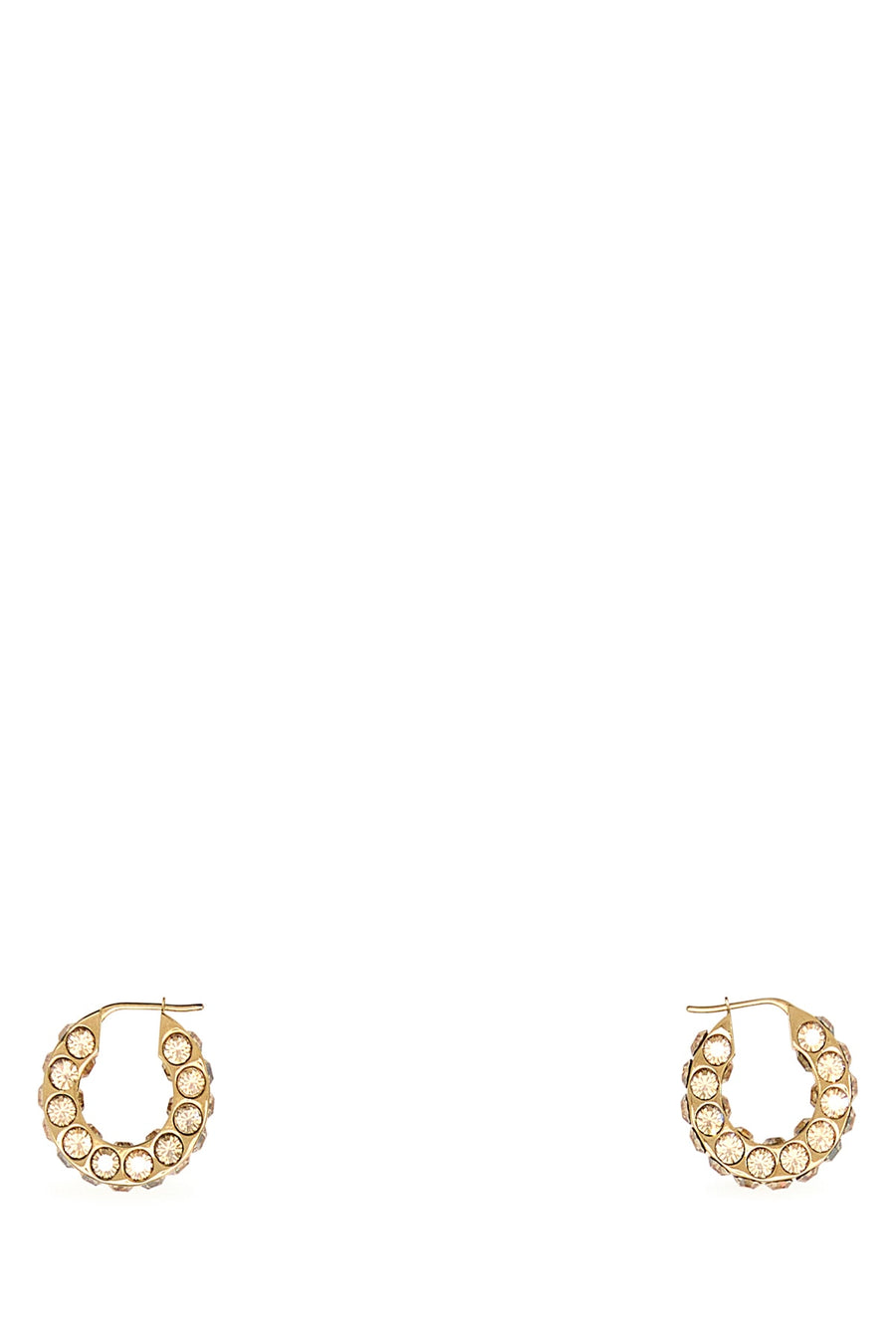 Amina Muaddi Golhoncrygol earrings in gold