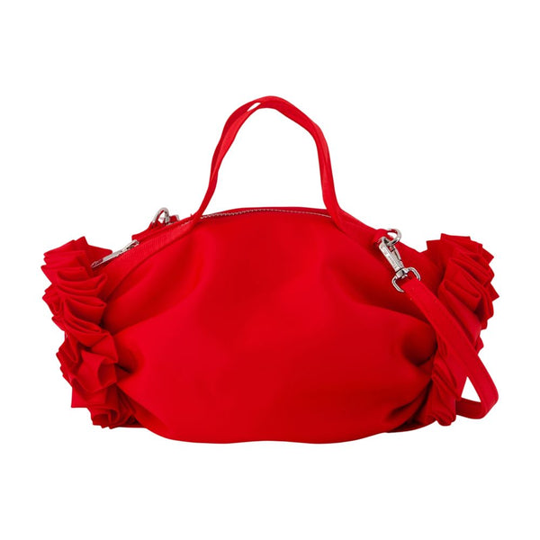Mini Double Ribbon Rosette Purse - Simone Rocha Nylon Red Bags / Handbags-purses