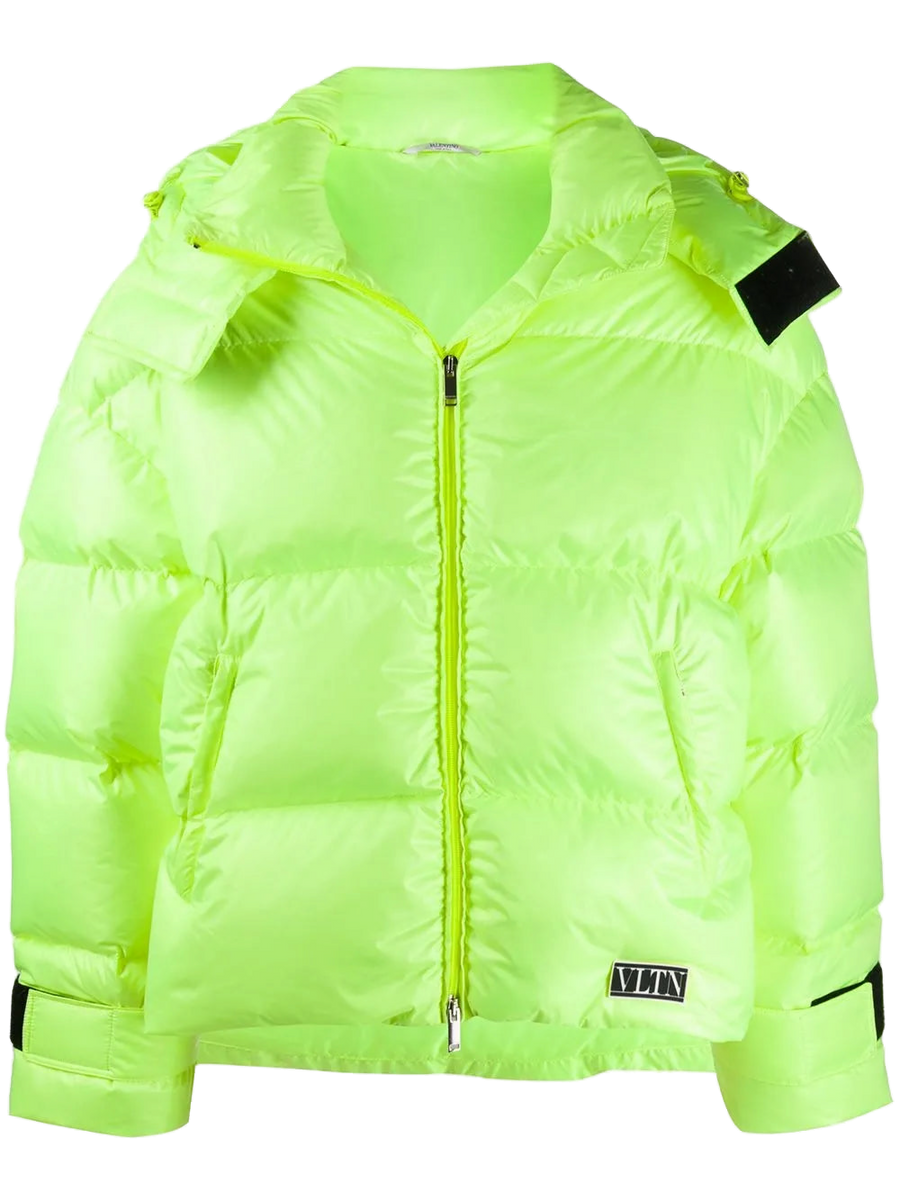 Valentino Nylon down jacket in yellow