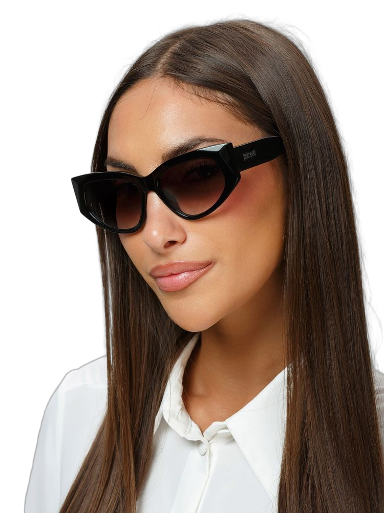 Just Cavalli SJC169 Cellulose Acetate frame sunglasses in black