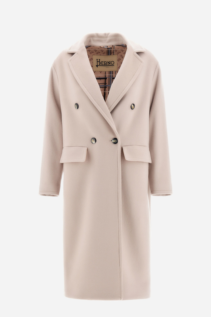 Herno 100% Wool coat in cream