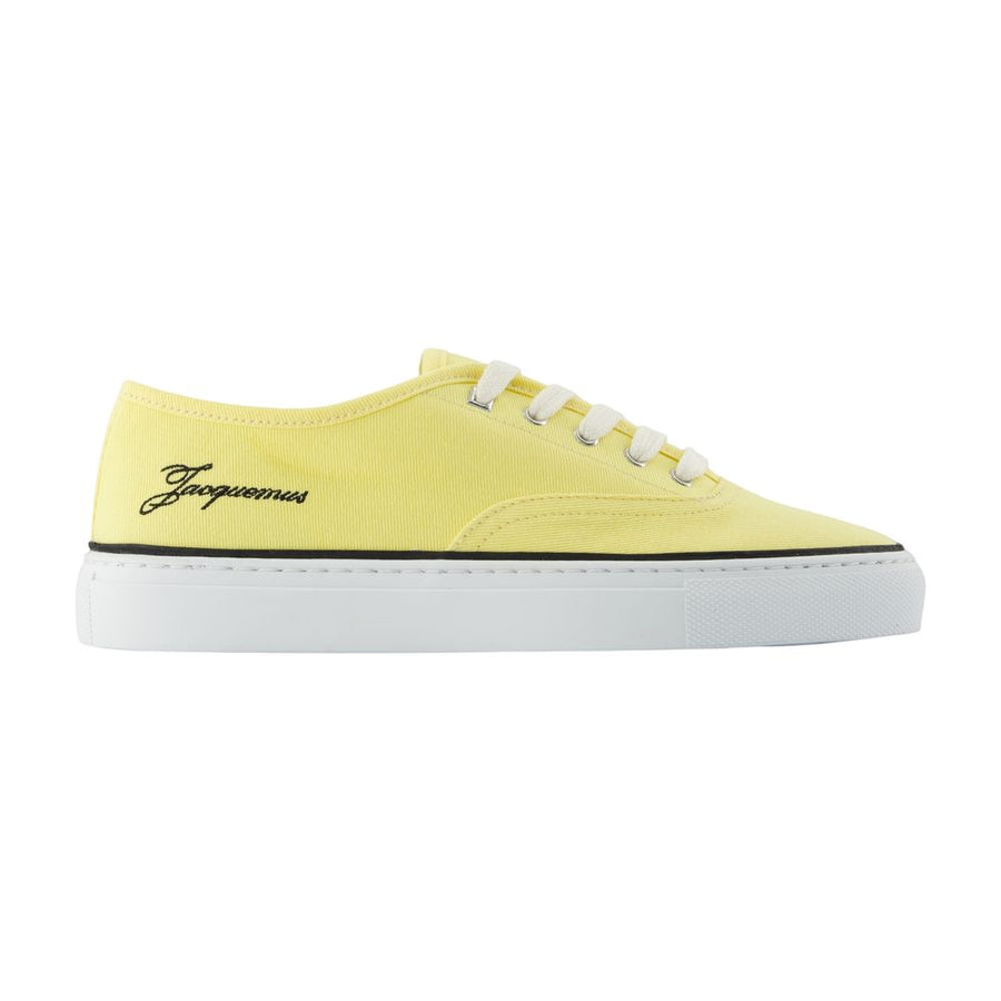 Jacquemus cotton sneaker in yellow