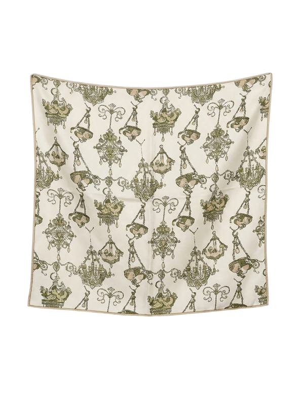 Bicolor Silk Pocket Square Accessory