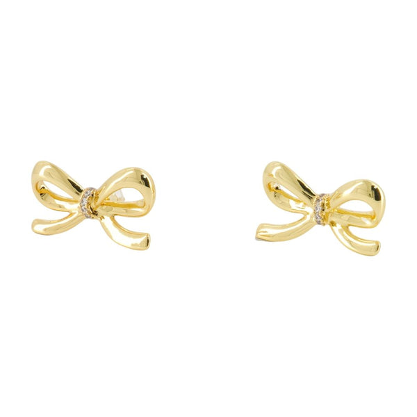 Self-Portrait metal earrings in gold