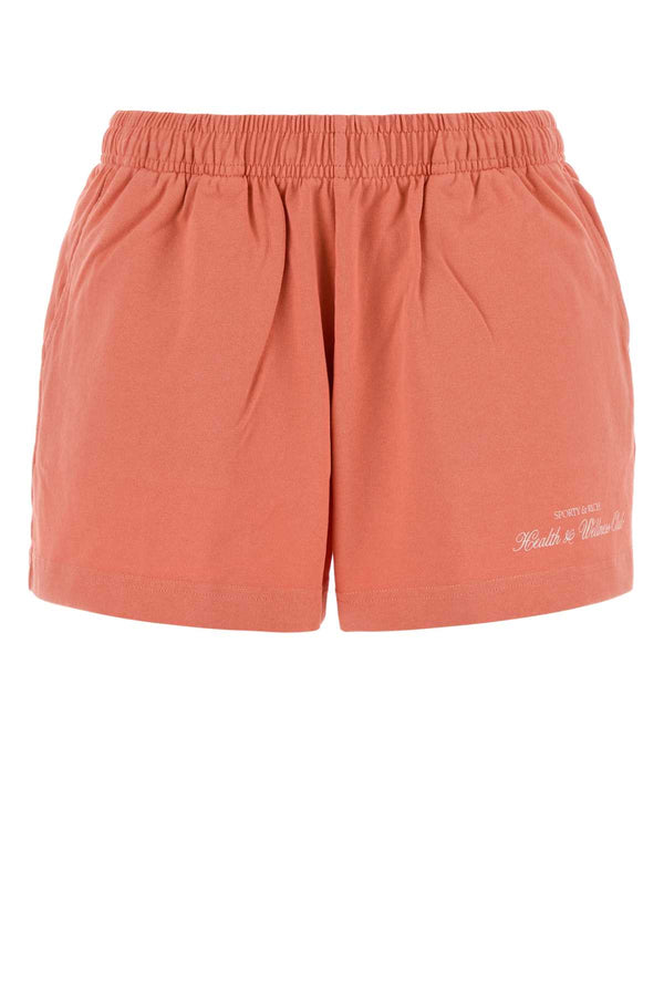 Salmon Cotton Lucy Shorts Flamingo Exterior