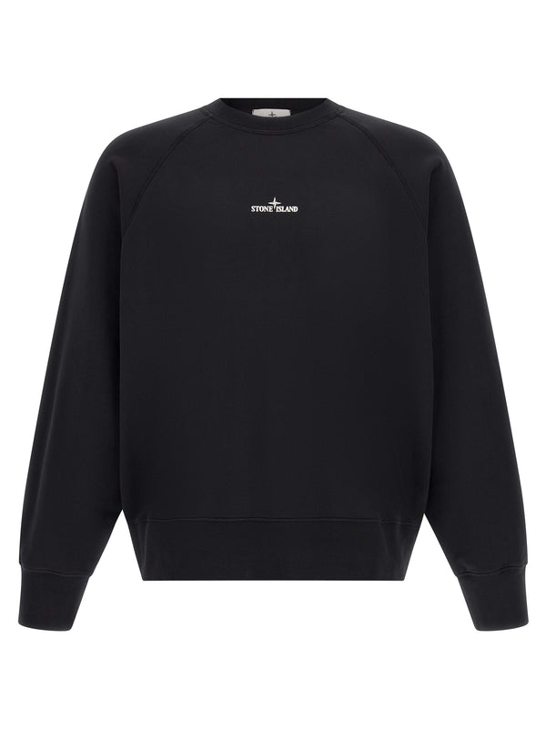 Stone Island 100% Cotton sweatshirt in black