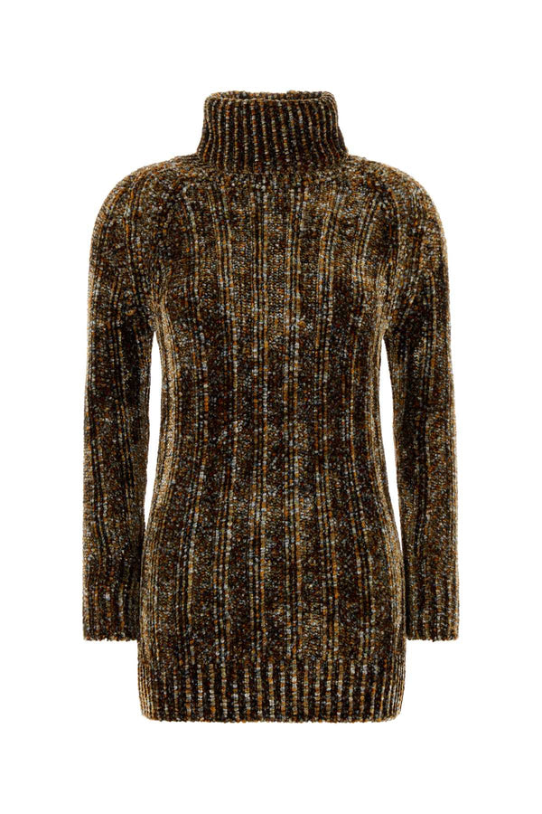 Dries Van Noten 100% Viscose sweater in brown