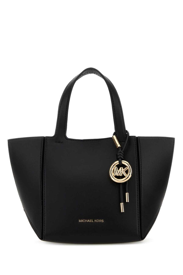 Michael By Michael Kors Conv 100% cow leather tote bag in black