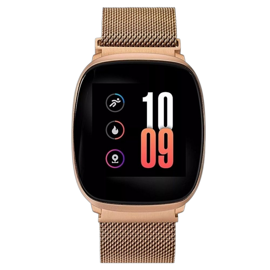 Timex Stainless Steel case smart watch in rose gold