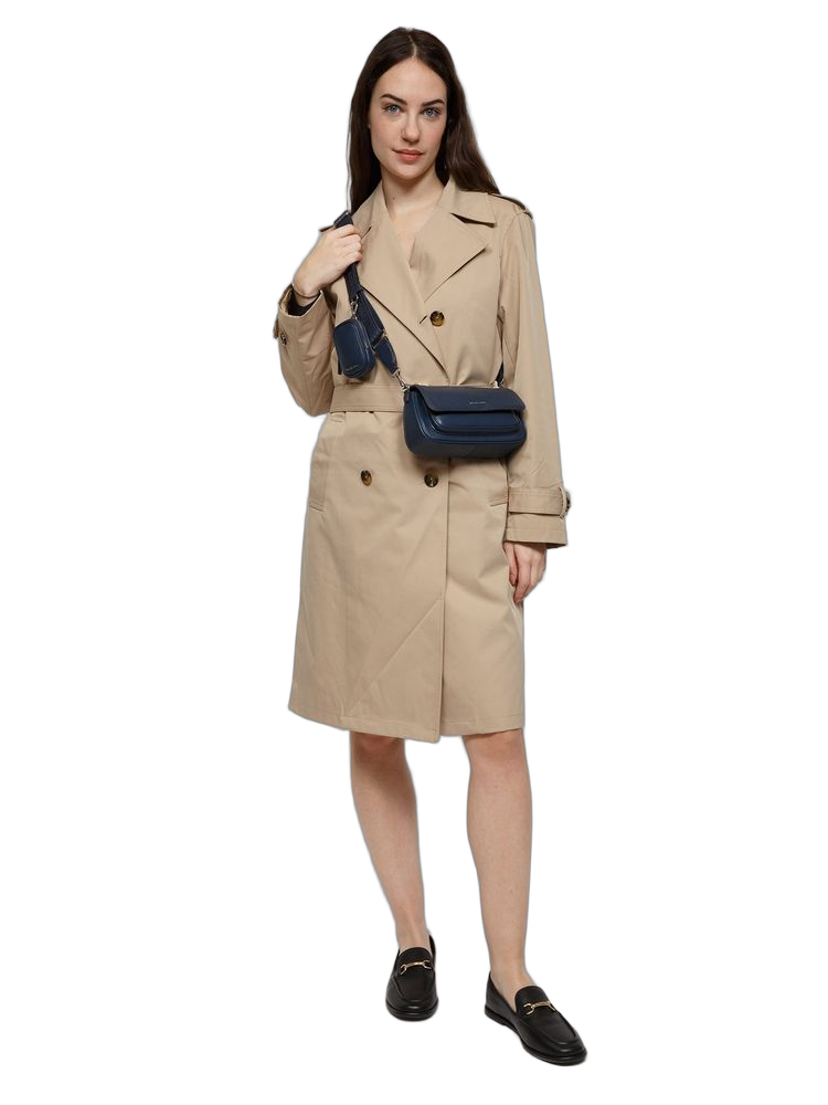 Michael Kors 100% Leather crossbody bag in navy