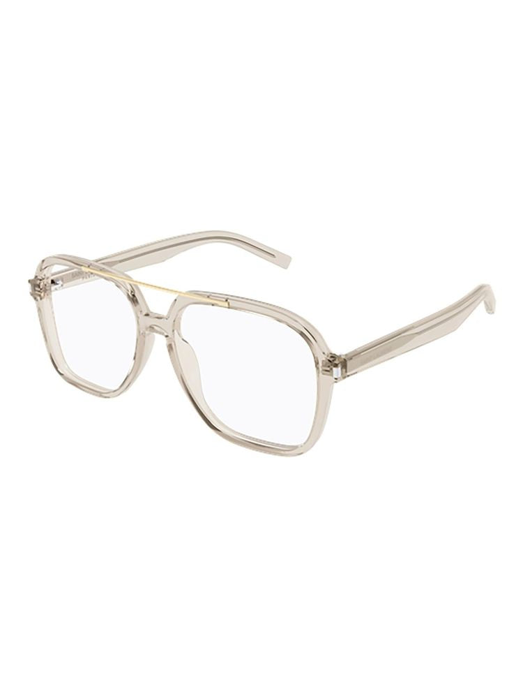 Saint Laurent SL Acetate eyeglasses in beige