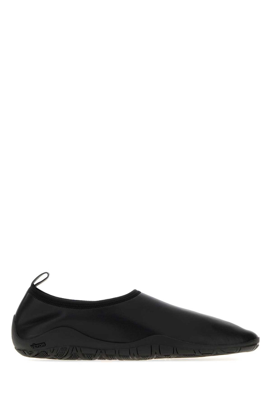 Black Nappa Leather Elbe Ballerinas Mocassini