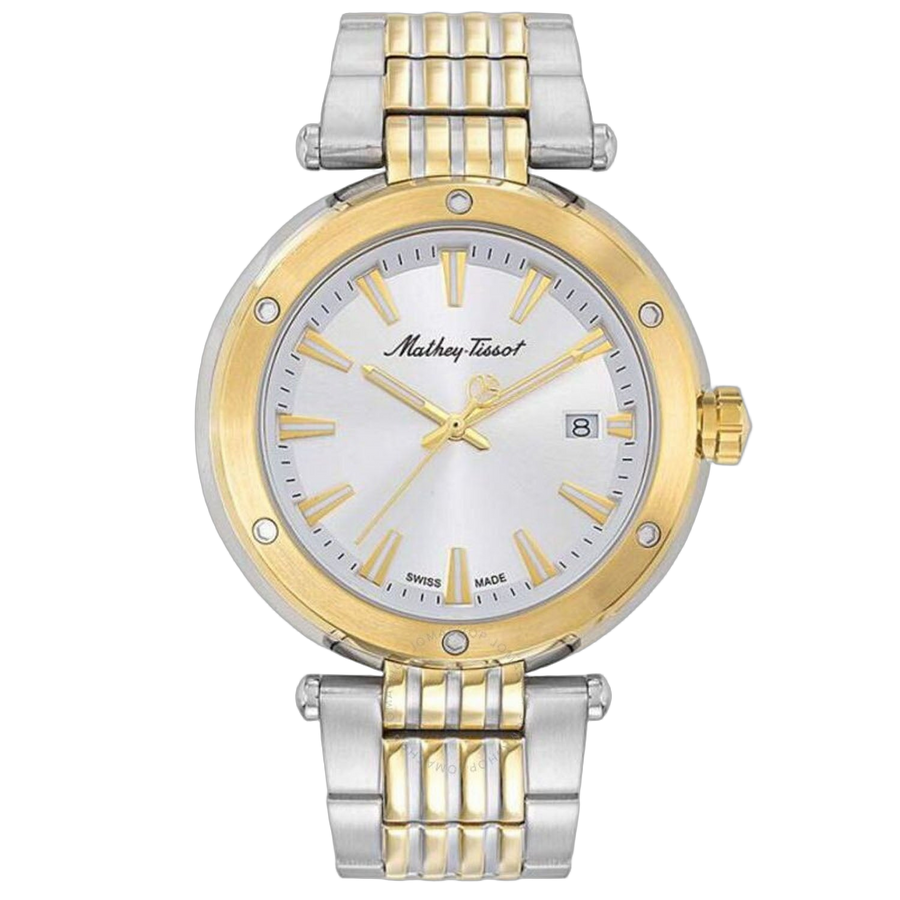 Mathey Tissot Stainless steel case watch in silver