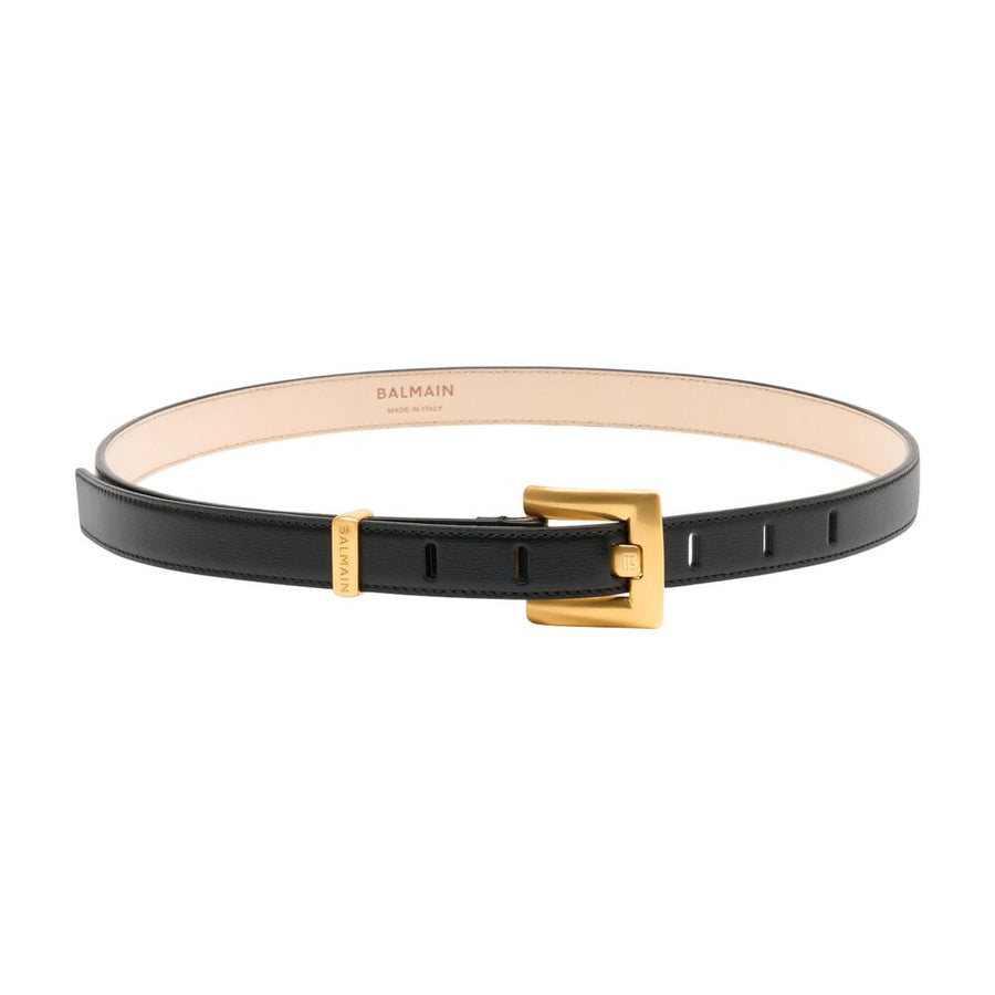 Balmain Calfskin belt in black