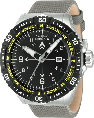 Invicta Stainless steel case watch in black