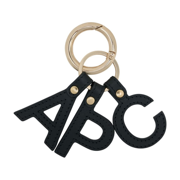 A.P.C. Calfskin key case in black