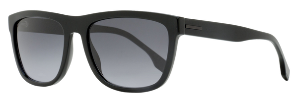Boss Classic Rectangular Sunglasses B1439-S 8079o Black 58mm Plastic (acetate)