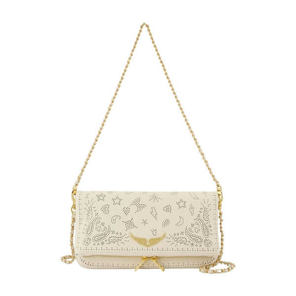 Rock Perfo Crossbody - Zadig & Voltaire Leather White Cowhide Bags / Crossbodies