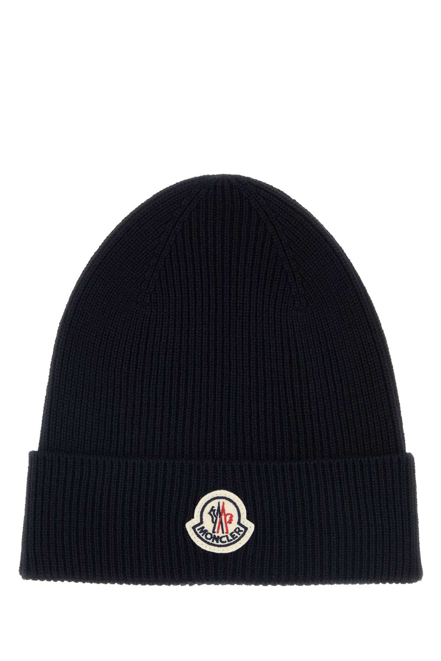 Midnight Blue Wool Beanie Hat Navyblue Exterior: Virgin Cappelli E Fasce Per Capelli