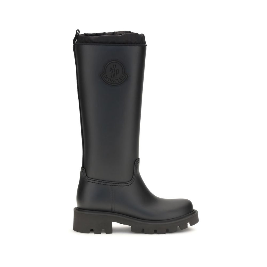 Moncler 100% PVC boots in black