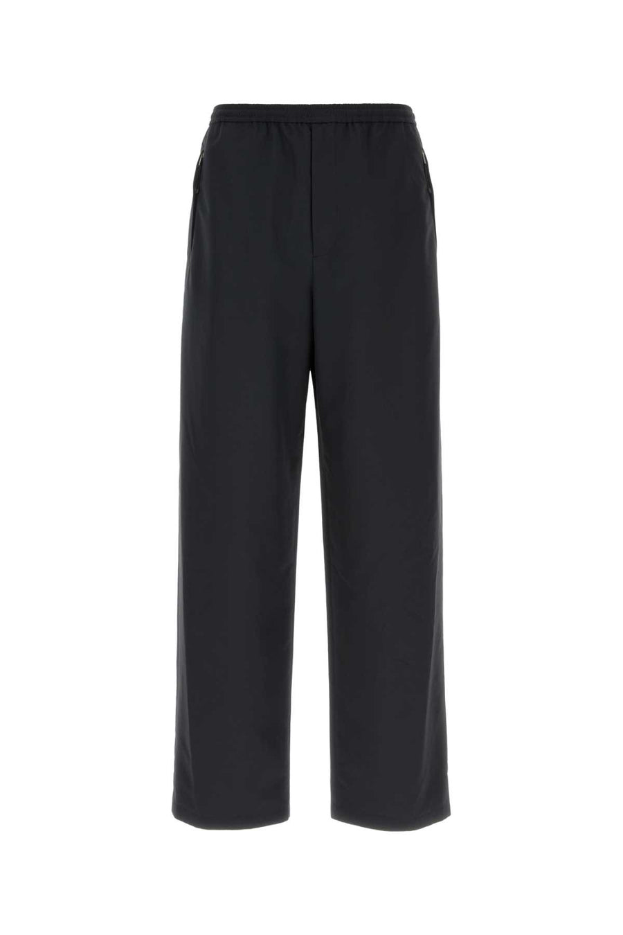 Jil Sander 100% Polyester trousers in black