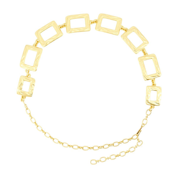 Alight Square Chain Belt - Zimmermann Metal Gold Accessories /