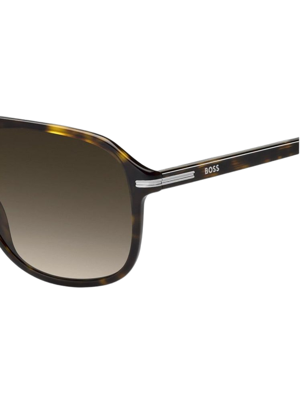 Hugo Boss BOSS Horn frame sunglasses in havana