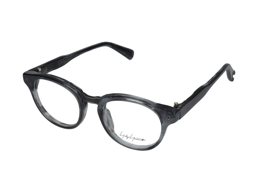 Yohji Yamamoto YY037 Titanium eyeglasses in charcoal grey