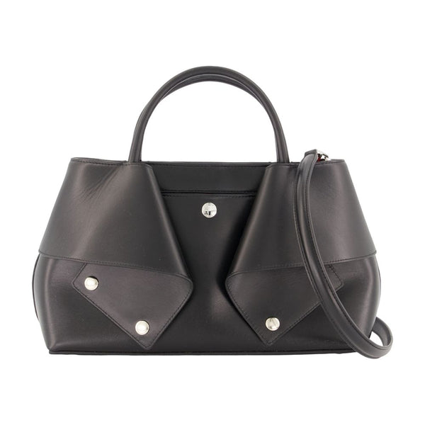Small Mercer Shopper Bag - Toteme Leather Black Calfskin / Totes-shopping-bags