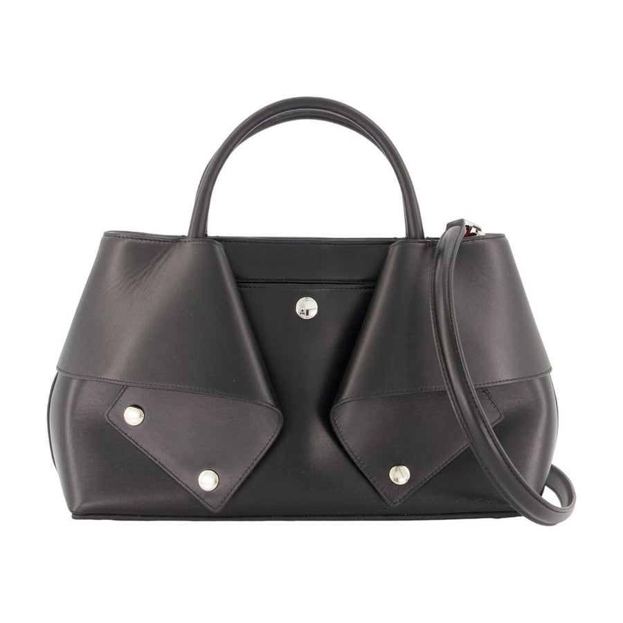 Small Mercer Shopper Bag - Toteme Leather Black Calfskin / Totes-shopping-bags