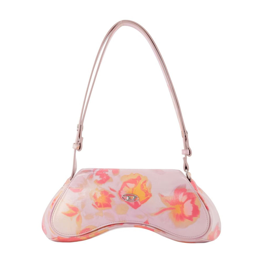 Diesel Faux leather shoulder bag in pink
